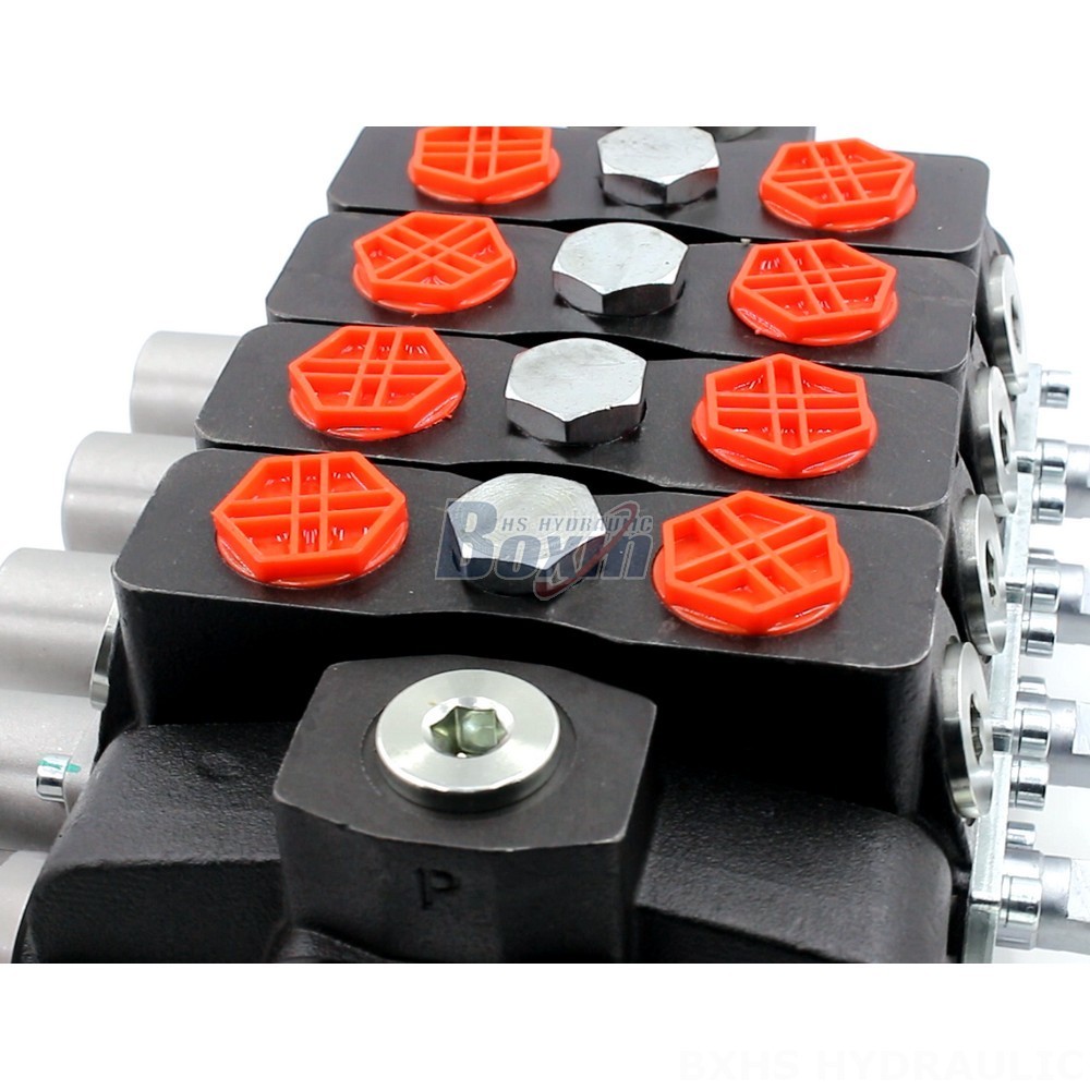 SD8-Electric unloading valve Manual 4 Spool Sectional Directional Valve: Factory Direct Supply detail image